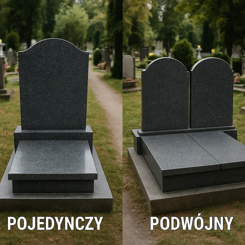 Nagrobek podwójny czy pojedynczy - co wybrać?